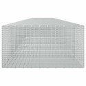 GABION Z DRUTU 5 MM I SIATKĄ 5X2,5 CM 1100X100X50 CM