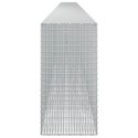 GABION Z DRUTU 5 MM I SIATKĄ 5X2,5 CM 1150X50X100 CM