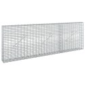 GABION Z DRUTU 5 MM I SIATKĄ 5X2,5 CM 150X10X50 CM