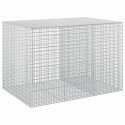 GABION Z DRUTU 5 MM I SIATKĄ 5X2,5 CM 150X100X100 CM