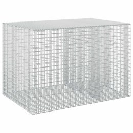 GABION Z DRUTU 5 MM I SIATKĄ 5X2,5 CM 150X100X100 CM