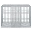 GABION Z DRUTU 5 MM I SIATKĄ 5X2,5 CM 150X100X100 CM
