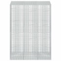 GABION Z DRUTU 5 MM I SIATKĄ 5X2,5 CM 150X100X200 CM