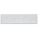 GABION Z DRUTU 5 MM I SIATKĄ 5X2,5 CM 200X10X50 CM