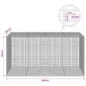 GABION Z DRUTU 5 MM I SIATKĄ 5X2,5 CM 200X100X100 CM
