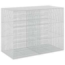 GABION Z DRUTU 5 MM I SIATKĄ 5X2,5 CM 200X100X150 CM