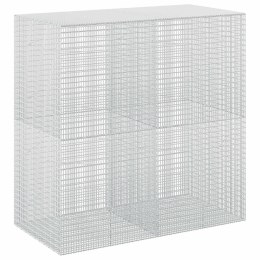 GABION Z DRUTU 5 MM I SIATKĄ 5X2,5 CM 200X100X200 CM