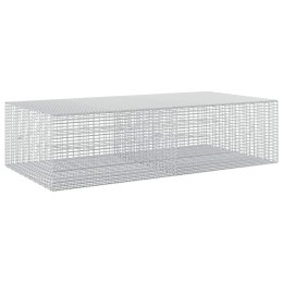 GABION Z DRUTU 5 MM I SIATKĄ 5X2,5 CM 200X100X50 CM