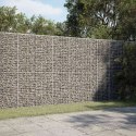 GABION Z DRUTU 5 MM I SIATKĄ 5X2,5 CM 200X50X200 CM