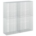 GABION Z DRUTU 5 MM I SIATKĄ 5X2,5 CM 200X50X200 CM
