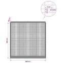 GABION Z DRUTU 5 MM I SIATKĄ 5X2,5 CM 200X50X200 CM