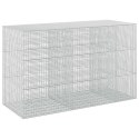 GABION Z DRUTU 5 MM I SIATKĄ 5X2,5 CM 250X100X150 CM