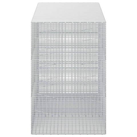 GABION Z DRUTU 5 MM I SIATKĄ 5X2,5 CM 250X100X150 CM