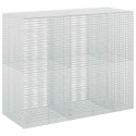GABION Z DRUTU 5 MM I SIATKĄ 5X2,5 CM 250X100X200 CM