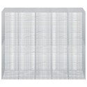 GABION Z DRUTU 5 MM I SIATKĄ 5X2,5 CM 250X100X200 CM