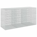 GABION Z DRUTU 5 MM I SIATKĄ 5X2,5 CM 300X100X150 CM