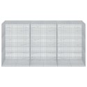 GABION Z DRUTU 5 MM I SIATKĄ 5X2,5 CM 300X100X150 CM