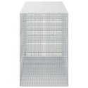 GABION Z DRUTU 5 MM I SIATKĄ 5X2,5 CM 300X100X150 CM
