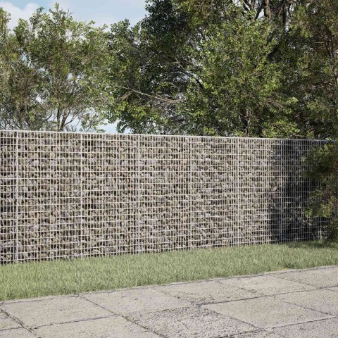 GABION Z DRUTU 5 MM I SIATKĄ 5X2,5 CM 300X50X100 CM