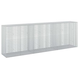 GABION Z DRUTU 5 MM I SIATKĄ 5X2,5 CM 300X50X100 CM