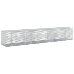 GABION Z DRUTU 5 MM I SIATKĄ 5X2,5 CM 300X50X50 CM
