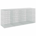 GABION Z DRUTU 5 MM I SIATKĄ 5X2,5 CM 350X100X150 CM