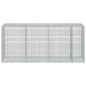 GABION Z DRUTU 5 MM I SIATKĄ 5X2,5 CM 350X100X150 CM