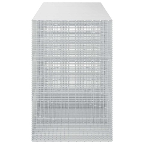 GABION Z DRUTU 5 MM I SIATKĄ 5X2,5 CM 350X100X150 CM