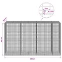 GABION Z DRUTU 5 MM I SIATKĄ 5X2,5 CM 350X100X200 CM