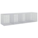 GABION Z DRUTU 5 MM I SIATKĄ 5X2,5 CM 400X100X100 CM