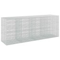 GABION Z DRUTU 5 MM I SIATKĄ 5X2,5 CM 400X100X150 CM