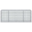 GABION Z DRUTU 5 MM I SIATKĄ 5X2,5 CM 400X100X150 CM