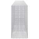 GABION Z DRUTU 5 MM I SIATKĄ 5X2,5 CM 400X50X100 CM