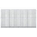 GABION Z DRUTU 5 MM I SIATKĄ 5X2,5 CM 400X50X200 CM