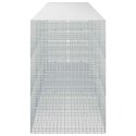 GABION Z DRUTU 5 MM I SIATKĄ 5X2,5 CM 450X100X150 CM
