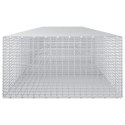GABION Z DRUTU 5 MM I SIATKĄ 5X2,5 CM 450X100X50 CM