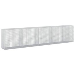 GABION Z DRUTU 5 MM I SIATKĄ 5X2,5 CM 450X50X100 CM