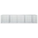GABION Z DRUTU 5 MM I SIATKĄ 5X2,5 CM 450X50X100 CM