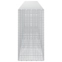 GABION Z DRUTU 5 MM I SIATKĄ 5X2,5 CM 450X50X100 CM