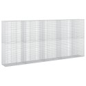 GABION Z DRUTU 5 MM I SIATKĄ 5X2,5 CM 450X50X200 CM