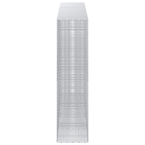 GABION Z DRUTU 5 MM I SIATKĄ 5X2,5 CM 450X50X200 CM