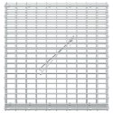 GABION Z DRUTU 5 MM I SIATKĄ 5X2,5 CM 50X10X50 CM