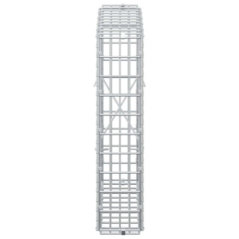 GABION Z DRUTU 5 MM I SIATKĄ 5X2,5 CM 50X10X50 CM