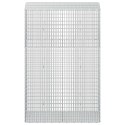 GABION Z DRUTU 5 MM I SIATKĄ 5X2,5 CM 50X100X150 CM
