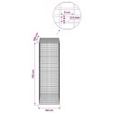 GABION Z DRUTU 5 MM I SIATKĄ 5X2,5 CM 50X100X150 CM