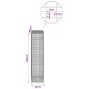 GABION Z DRUTU 5 MM I SIATKĄ 5X2,5 CM 50X100X200 CM