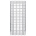 GABION Z DRUTU 5 MM I SIATKĄ 5X2,5 CM 50X50X100 CM