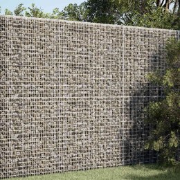 GABION Z DRUTU 5 MM I SIATKĄ 5X2,5 CM 50X50X200 CM