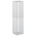 GABION Z DRUTU 5 MM I SIATKĄ 5X2,5 CM 50X50X200 CM