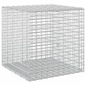 GABION Z DRUTU 5 MM I SIATKĄ 5X2,5 CM 50X50X50 CM